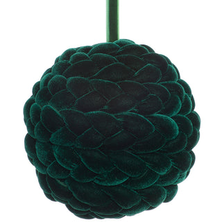 5.5" Braided Velvet Ball Ornament