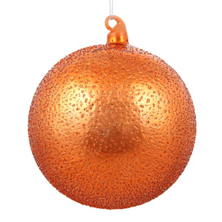 Glass Beaded Ball Ornament 150MM, Rust