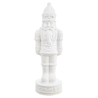 24"SNOWED NUTCRACKER WH