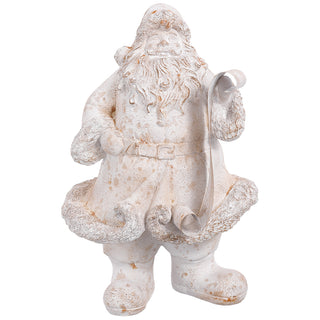 13"SANTA WHITE ANTIQUE