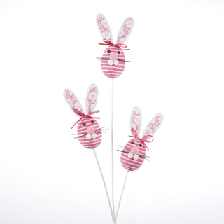 29" Easter Rabbit Stem Pink