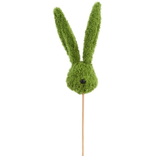 20.5"FURRY MOSS BUNNY PICK GR