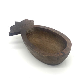 Brown Wooden Pineapple Bowl