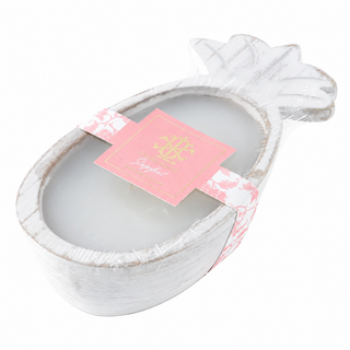 Grapefruit - Pineapple Wooden Bowl Candle