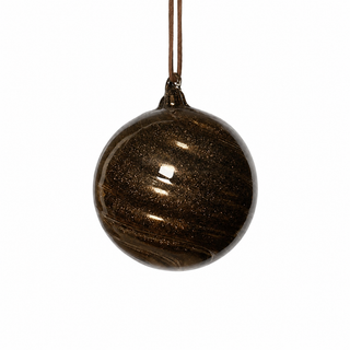 4" Diameter Bronze Glass Ball Ornament