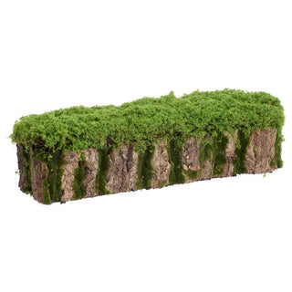 5"HX21"L MOSS STUMP GREEN