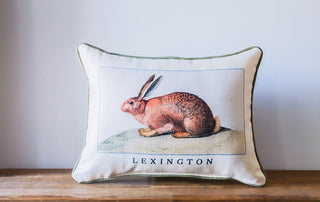 Botanical Bunny Hometown Pillow + Piping FERN – No Words