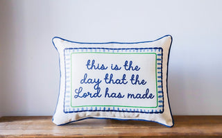 This is the Day Preppy Pillow + Piping GATOR