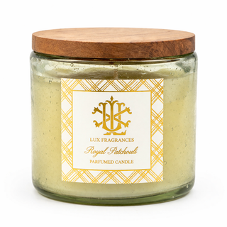 Royal Patchouli 12oz Clear Glass w/Stain Lid