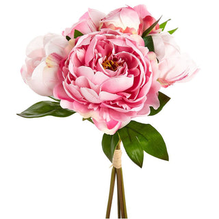 14" REAL TOUCH PEONY BUNDLE X6-PINK