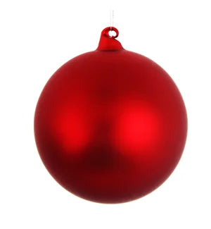 Matte Finish Ball Ornament 150MM, Red
