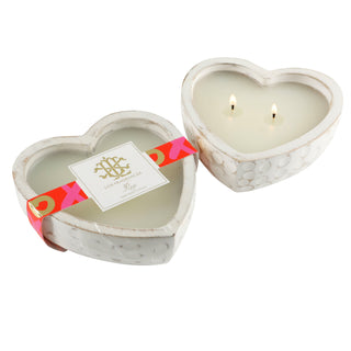 Rose - Heart-Shaped Dough Bowl Candle (6189065994428)