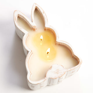Hyacinth Wooden Rabbit Candle (7988110950620)