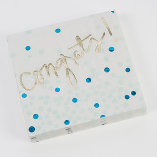Congrats!, Beverage Napkin ..Package Of 20.
