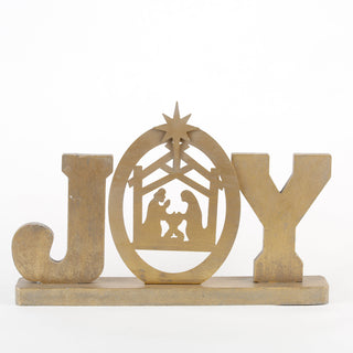 Metal Joy Ornament