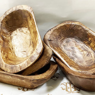 5 for $25 Empty Wooden Dough Bowls (7690951426268)