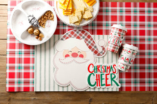 Christmas Cheer Diecut Beverage Napkin..16 Pieces Per Pkg