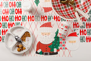 Christmas Treats Diecut Santa Beverage Napkin..16 Pieces Per Pkg