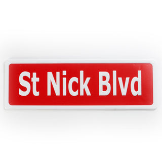 Kringles St Nick Blvd Sign