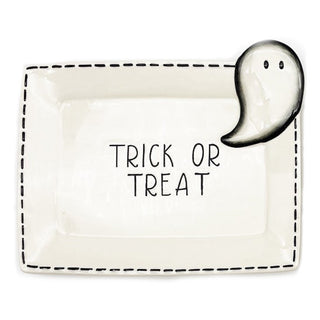 Ghost Trick Or Treat Plate