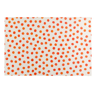 Orange Polka Dot Placemat