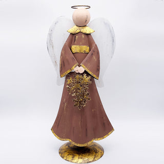 Angel With Snowflakes Figure