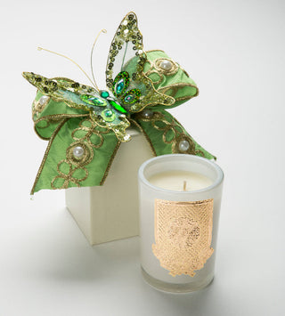 Spring - Lime Blossom Candle - 08 oz. gift box - Lux Fragrances (4571095859302)